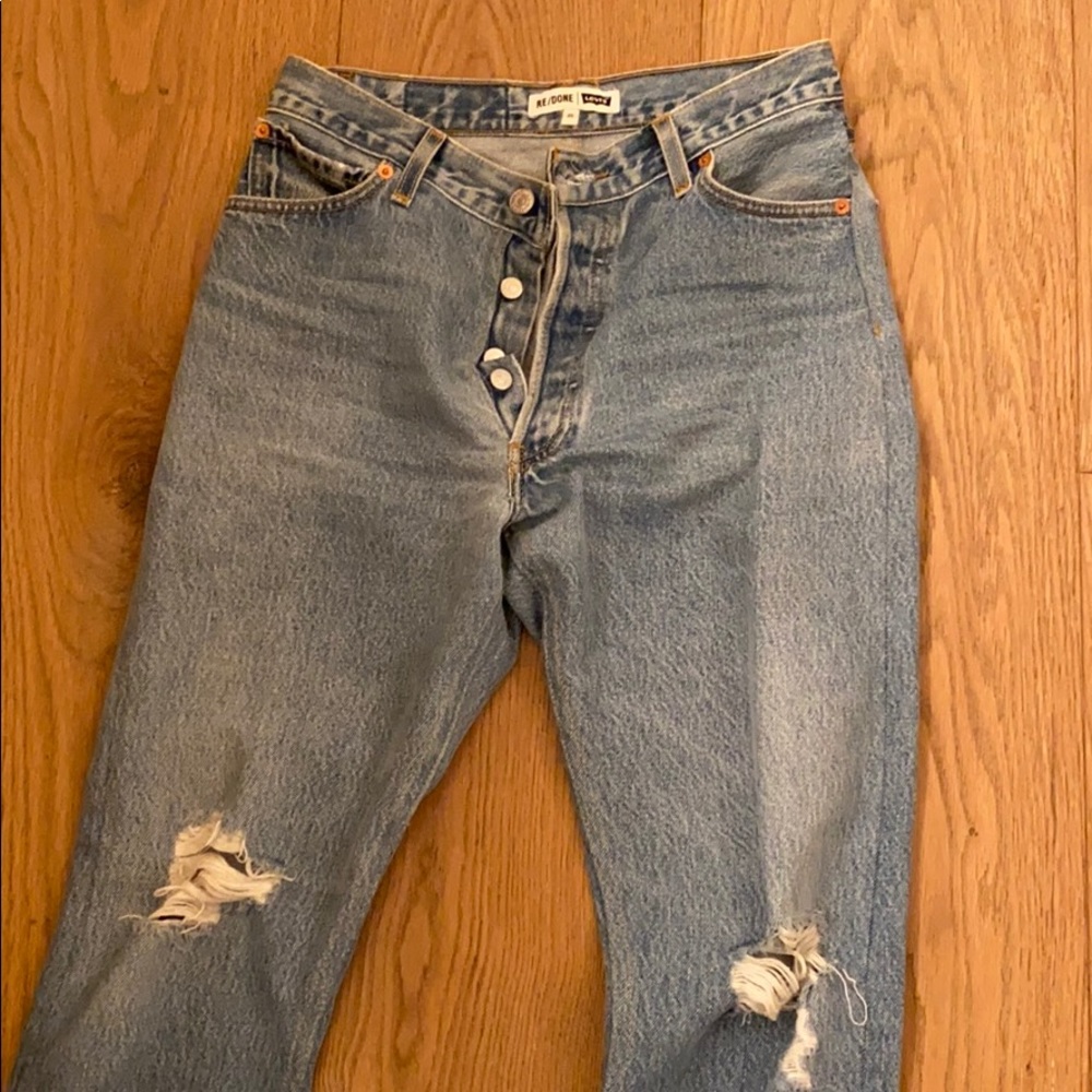 RE DONE LEVI’s | sz 25, straight leg